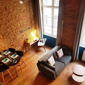  Appartement Style Canut Pentes Croix Rousse France